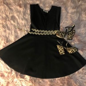 Rehab Black Club Dress
